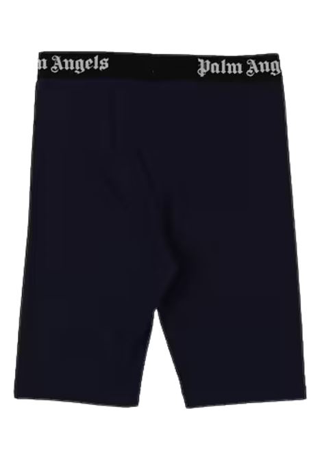 Black cotton girl's cyclist PALM ANGELS | PGCD002C99JER/DELNERO